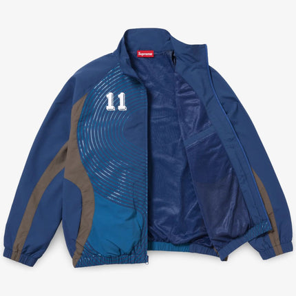 Supreme 'S Logo' Track Jacket Navy (FW24) - SOLE SERIOUSS (2)