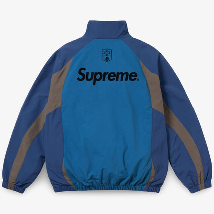 Supreme 'S Logo' Track Jacket Navy (FW24) - SOLE SERIOUSS (3)