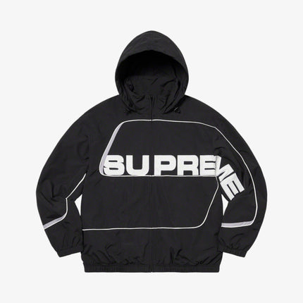 Supreme S Paneled Track Jacket Black (FW21) - SOLE SERIOUSS (1)