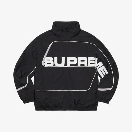 Supreme S Paneled Track Jacket Black (FW21) - SOLE SERIOUSS (2)