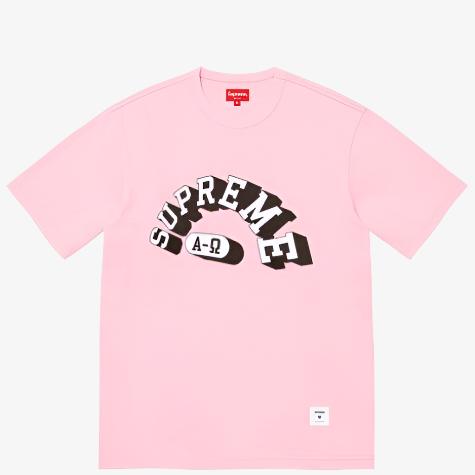 Supreme S/S Top 'Alpha Omega' Dusty Pink (FW21) - SOLE SERIOUSS (1)