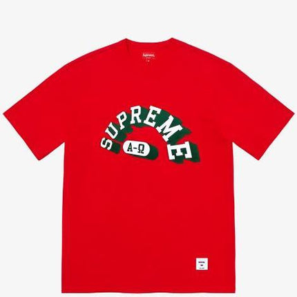 Supreme S/S Top 'Alpha Omega' Red (FW21) - SOLE SERIOUSS (1)