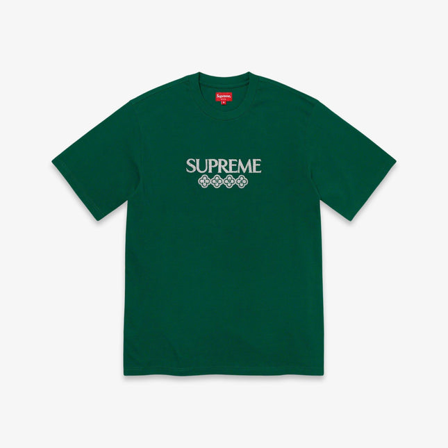 Supreme S/S Top 'Glitter' Dark Green (FW21) - SOLE SERIOUSS (1)