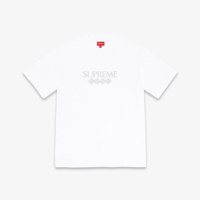 Supreme S/S Top 'Glitter' White (FW21) - SOLE SERIOUSS (1)