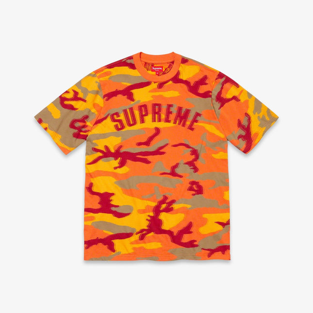 Supreme S/S Top 'Intarsia Camo' Orange Camo (FW21) - SOLE SERIOUSS (1)