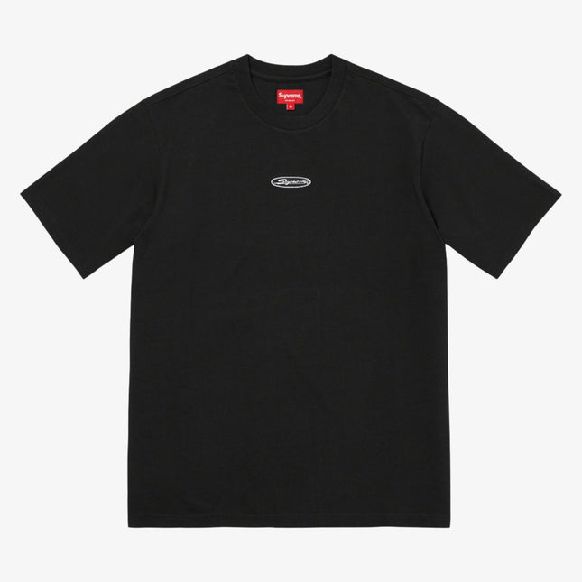 Supreme S/S Top 'Oval Logo' Black (SS23) - SOLE SERIOUSS (1)