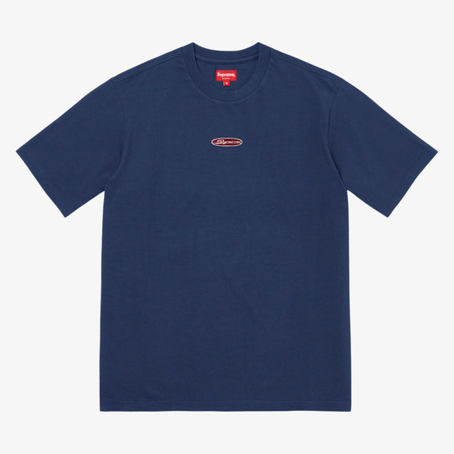 Supreme S/S Top 'Oval Logo' Navy (SS23) - SOLE SERIOUSS (1)