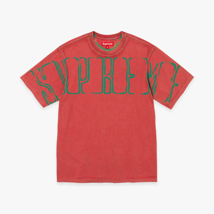 Supreme S/S Top 'Overprint Knockout' Bright Red (FW23) - SOLE SERIOUSS (1)