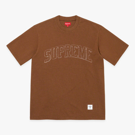 Supreme S/S Top 'Sketch Embroidered' Brown (SS23) - SOLE SERIOUSS (1)