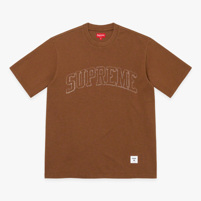 Supreme S/S Top 'Sketch Embroidered' Brown (SS23) - SOLE SERIOUSS (1)