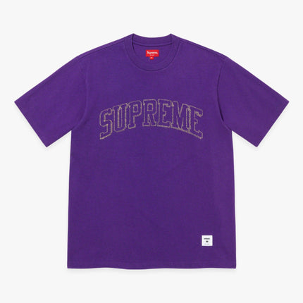 Supreme S/S Top 'Sketch Embroidered' Purple (SS23) - SOLE SERIOUSS (1)