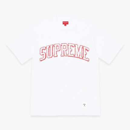 Supreme S/S Top 'Sketch Embroidered' White (SS23) - SOLE SERIOUSS (1)