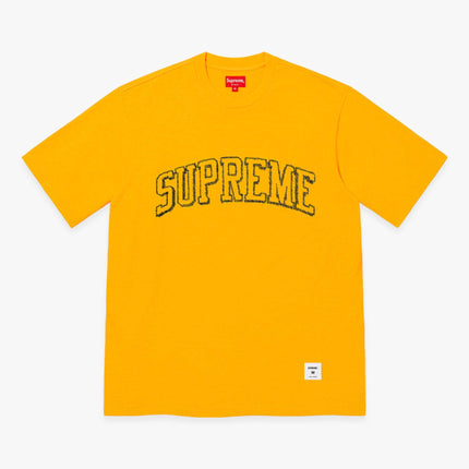 Supreme S/S Top 'Sketch Embroidered' Yellow (SS23) - SOLE SERIOUSS (1)