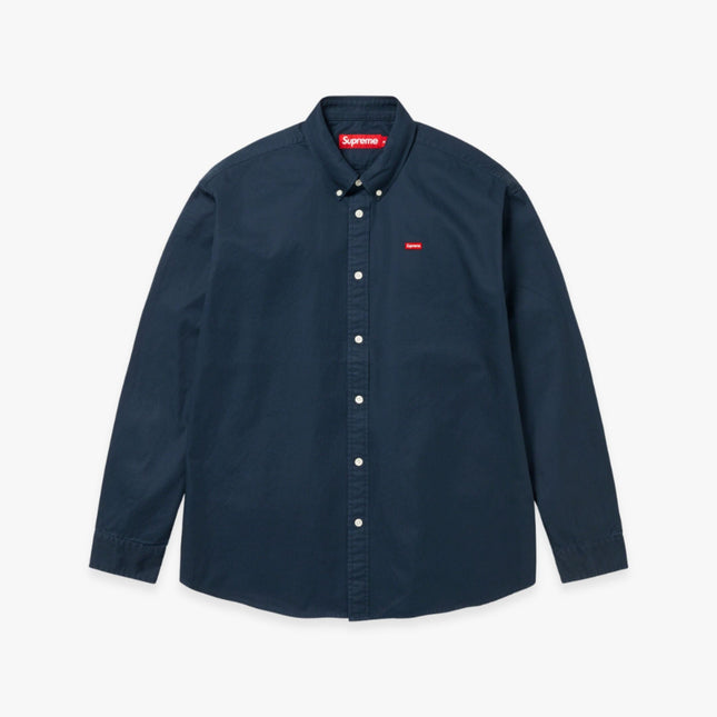 Supreme Shirt 'Small Box' Navy (FW23) - SOLE SERIOUSS (1)