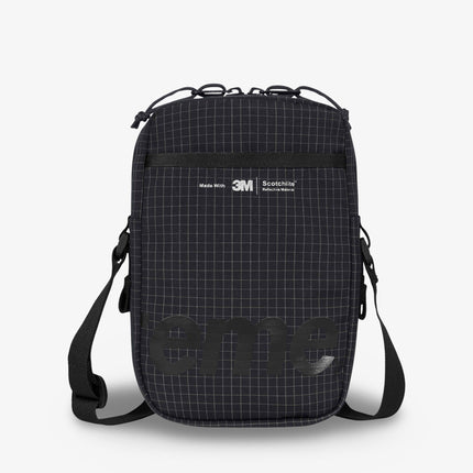 Supreme Shoulder Side Bag '3M Reflective Grid' Black SS24 - SOLE SERIOUSS (3)