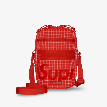 Supreme Shoulder Side Bag '3M Reflective Grid' Orange SS24 - SOLE SERIOUSS (4)