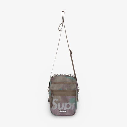 Supreme Shoulder Side Bag '3M Reflective Grid' Woodland Camo (SS24) - SOLE SERIOUSS (1)