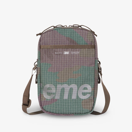 Supreme Shoulder Side Bag '3M Reflective Grid' Woodland Camo (SS24) - SOLE SERIOUSS (3)