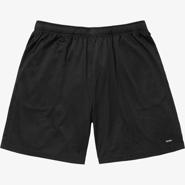 Supreme 'Small Box' Baggy Mesh Short Black (SS24) - SOLE SERIOUSS (1)