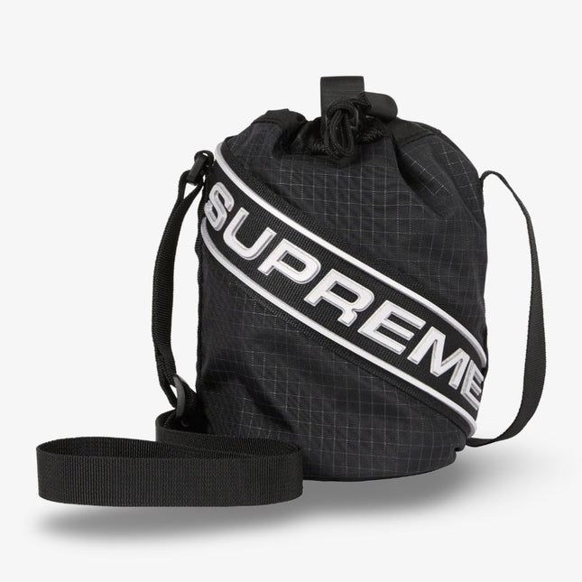 Supreme Small Cinch Pouch Black (FW23) - SOLE SERIOUSS (1)