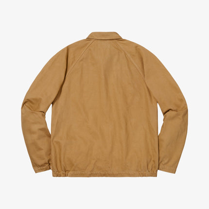 Supreme Snap Front Twill Jacket Light Gold FW18 - SOLE SERIOUSS (2)