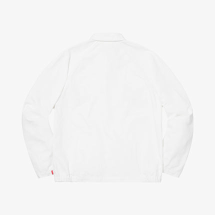 Supreme Snap Front Twill Jacket White (FW18) - SOLE SERIOUSS (2)