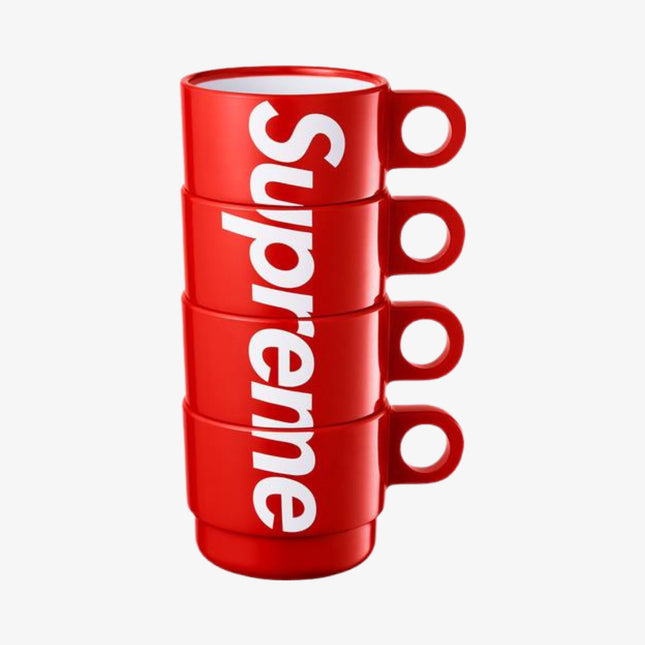Supreme Stacking Cups Set of 4 Red SS18 - Atelier-lumieres Cheap Sneakers Sales Online (1)