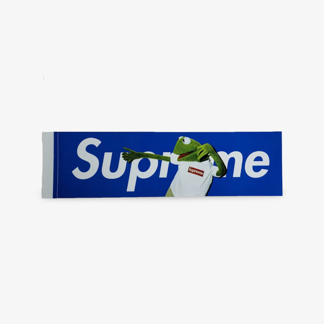 Supreme Sticker 'Box Logo Kermit The Frog' Blue 2008 - Atelier-lumieres Cheap Sneakers Sales Online (1)