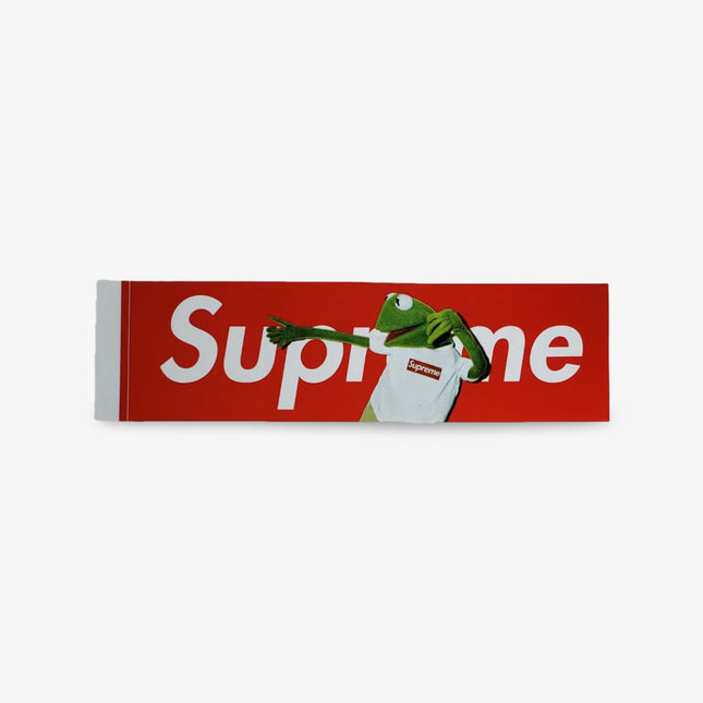 Supreme Sticker 'Box Logo Kermit The Frog' Red 2008 - SOLE SERIOUSS (1)