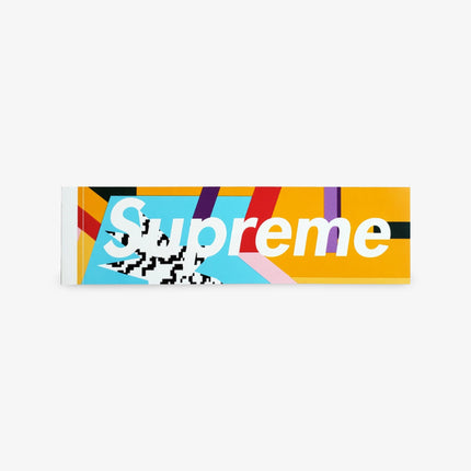 Supreme Sticker 'Box Logo Mendini' Orange SS16 - SOLE SERIOUSS (1)