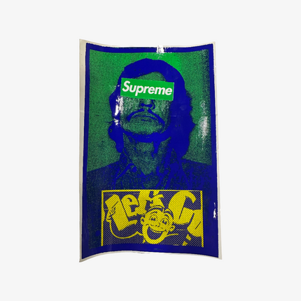 Supreme Sticker 'Charles Bronson Chaos' Blue / Green (FW08) - SOLE SERIOUSS (1)