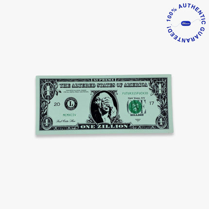 Supreme Sticker 'Dollar Bill' Green (FW17) | SOLE SERIOUSS [1]