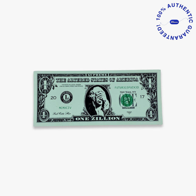 Supreme Sticker 'Dollar Bill' Green (FW17) | SOLE SERIOUSS [1]