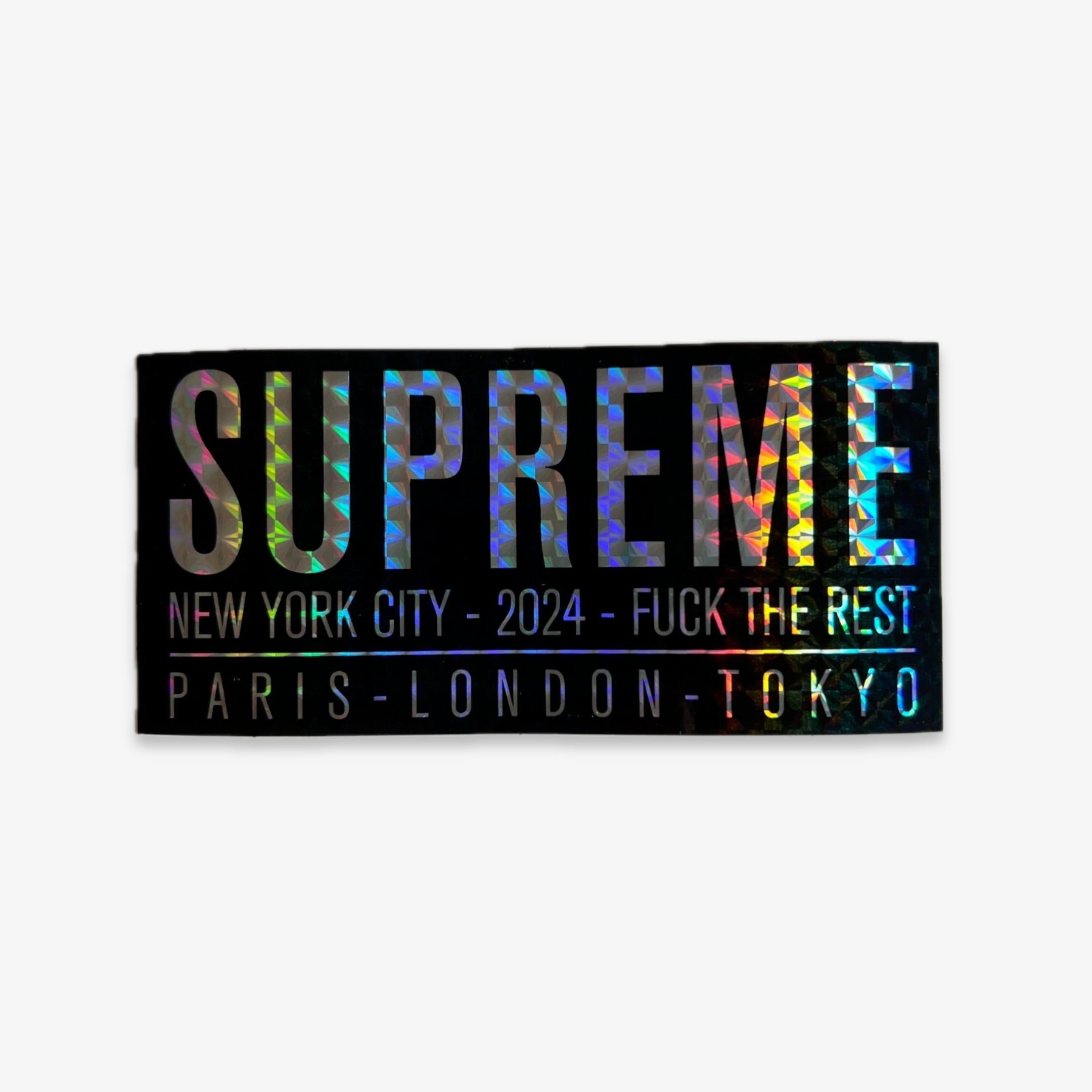 レア ☆ Supreme グラフィティ柄 スリングバッグ デニム ステッカー付き 品質一番の レア ☆ Supreme グラフィティ柄 スリングバッグ デニム
