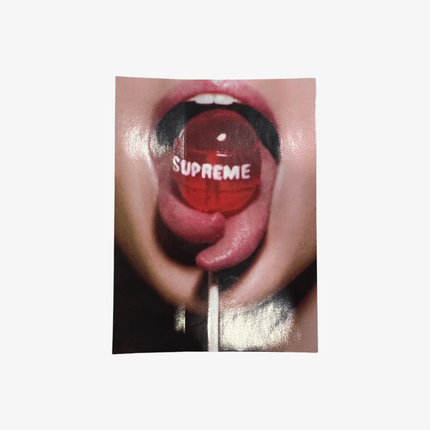 Supreme Sticker 'Lollipop' Red (FW24) - SOLE SERIOUSS (1)