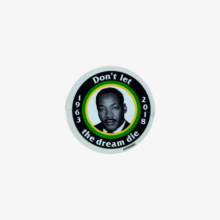 Supreme Sticker 'MLK Don't Let The Dream Die' Black SS18 - SOLE SERIOUSS (1)