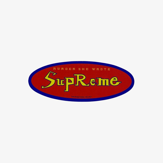 Supreme Sticker 'Murd*r She Wrote' (FW14) - SOLE SERIOUSS (1)