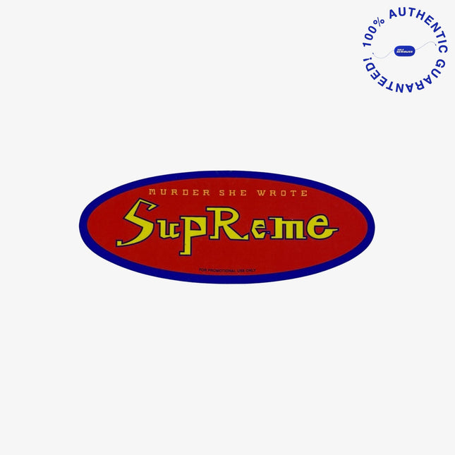 Supreme Sticker 'Murd*r She Wrote' Red (FW14) | SOLE SERIOUSS [1]