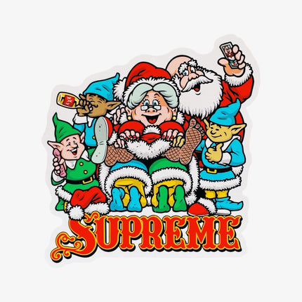 Supreme Sticker 'Naughty Santa' Multicolor' (FW25) | SOLE SERIOUSS [1]