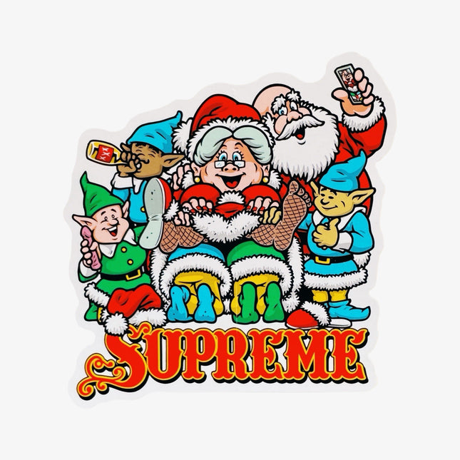 Supreme Sticker 'Naughty Santa' Multicolor' (FW25) | SOLE SERIOUSS [1]