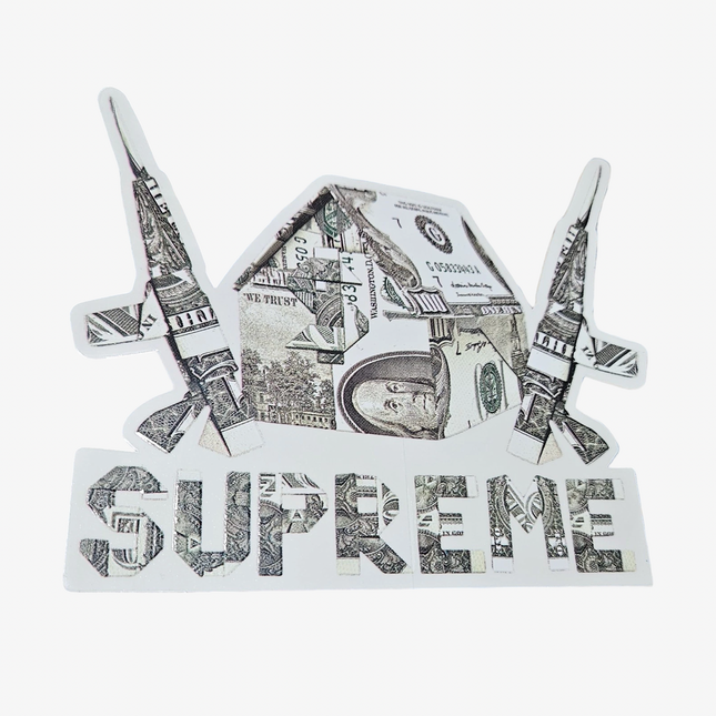 Supreme Sticker 'Origami Money Trap House / Benjamin Dollar Bills' Green (SS26) | SOLE SERIOUSS [1]