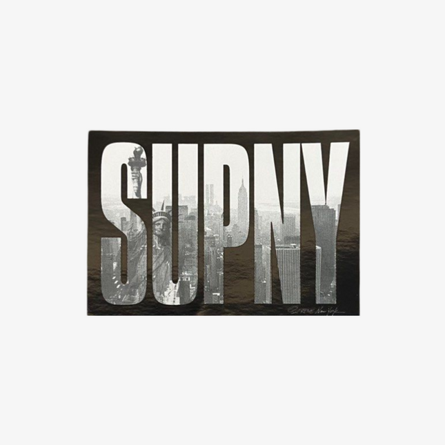 Supreme Sticker 'SUPNY' Black (FW10) - SOLE SERIOUSS (1)