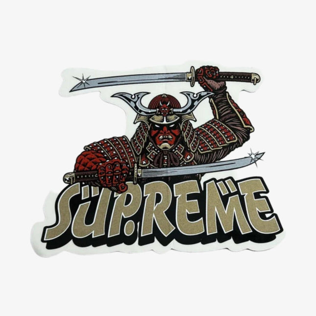 Supreme Sticker 'Samurai' Red / Gold (FW21) | SOLE SERIOUSS [1]