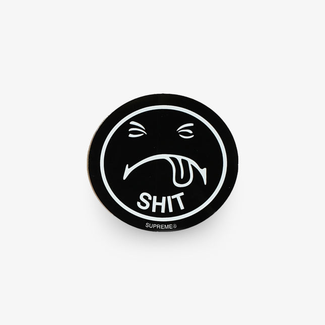 Supreme Sticker 'Sh*t Face' Black FW17 - SOLE SERIOUSS (1)