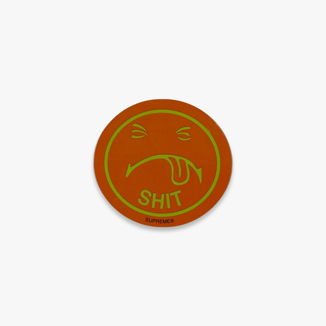Supreme Sticker 'Sh*t Face' Orange FW17 - Atelier-lumieres Cheap Sneakers Sales Online (1)