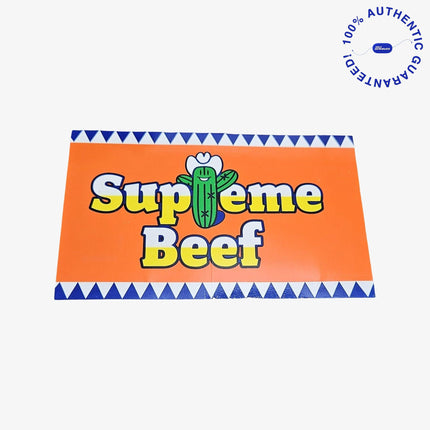 Supreme Sticker 'Supreme Beef' Orange (SS25) | SOLE SERIOUSS [1]