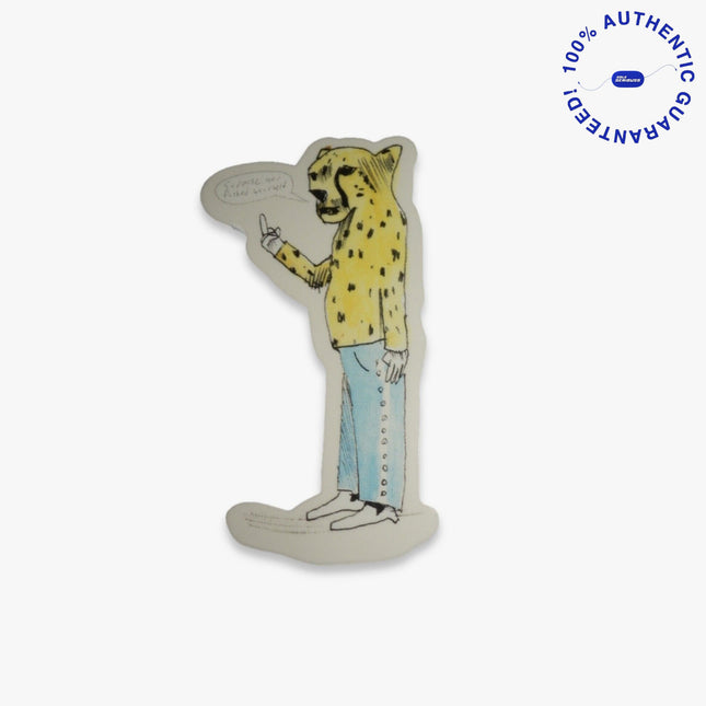 Supreme Sticker 'You F*ck Yourself Cheetah' Yellow (FW23) | SOLE SERIOUSS [1]