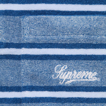 Supreme Stripe Terry S/S Polo Royal (SS24) - SOLE SERIOUSS (2)