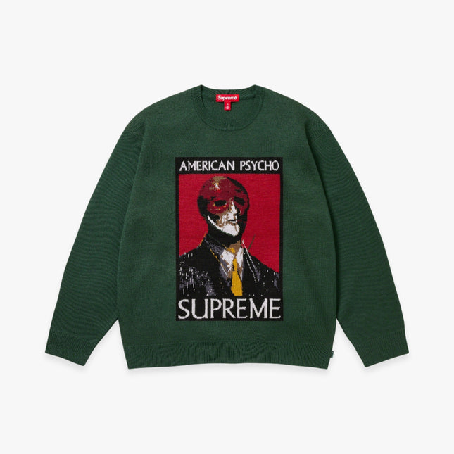 Supreme Sweater 'American Psycho' Green (FW23) - SOLE SERIOUSS (1)