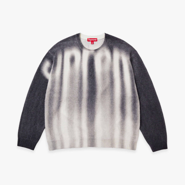 Supreme Sweater 'Blurred Logo' Black (FW23) - SOLE SERIOUSS (1)